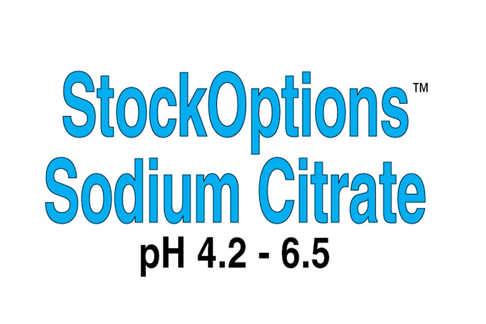 StockOptions Sodium Citrate Individual Reagents